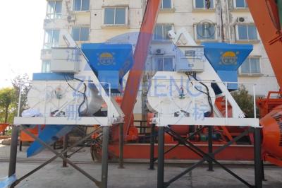 25m3 / Desgaste gêmeo elétrico do misturador concreto do eixo JS500 de H - molde resistente garantia de 1 ano