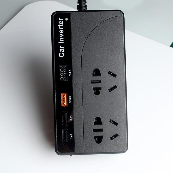 150 Watt Car Inverter Car Charger With 3 In 1 Retractable Usb Cable Car Battery Charger Jump Starter 12V 24V 40A