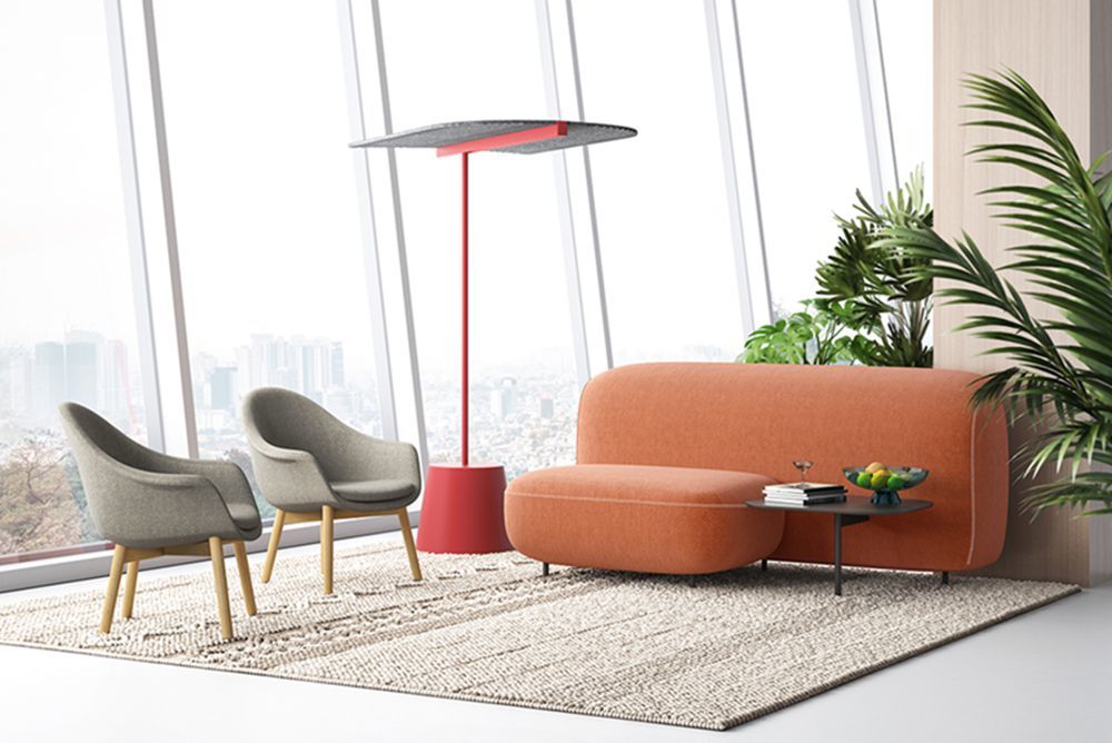 BRIC Series Modular Sectional Sofa OEM ODM Reception Sofa For Office