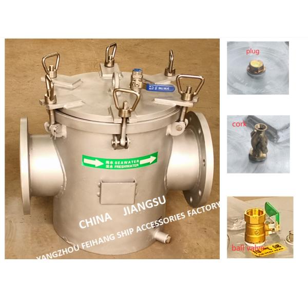 Filtre importé d'eau de mer d'acier inoxydable pour le modèle matériel en vrac AS150 Cb/T497-2012 d'eau de mer