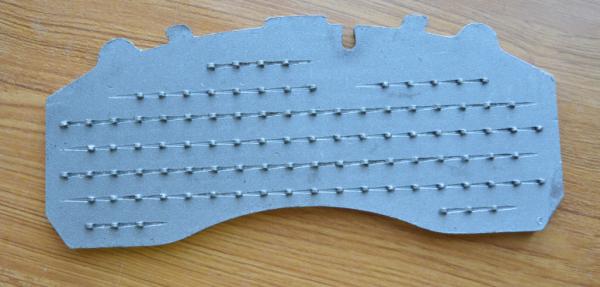 Yutong Bus Brake Pads 0.35~0.45 Friction Coefficient IATF16949 Quality Control System