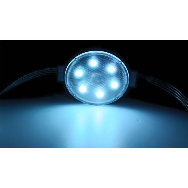 Factory Direct Sale High Quality Fairground Lights 50mm DC24V IP67 RGBW Led Point Lights Amusement Park Led Lights