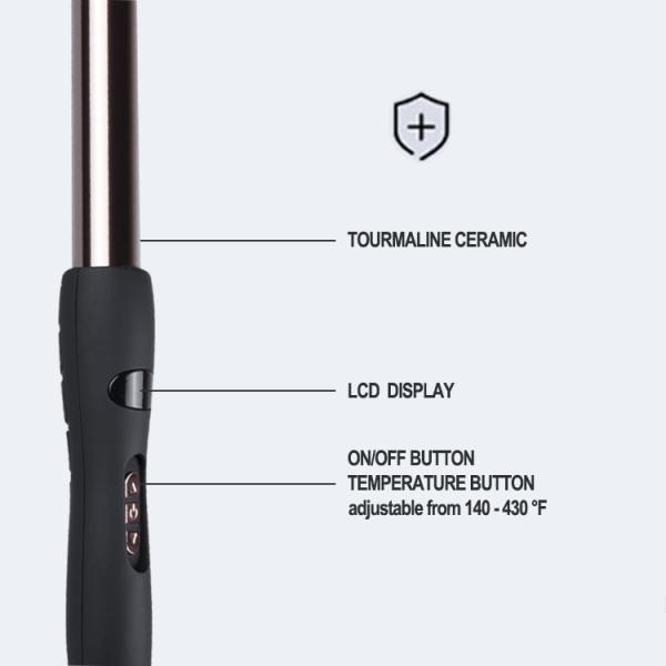 мини керамический Curler волос 50 60Hz, волшебный 1 дюйм завивая штангу