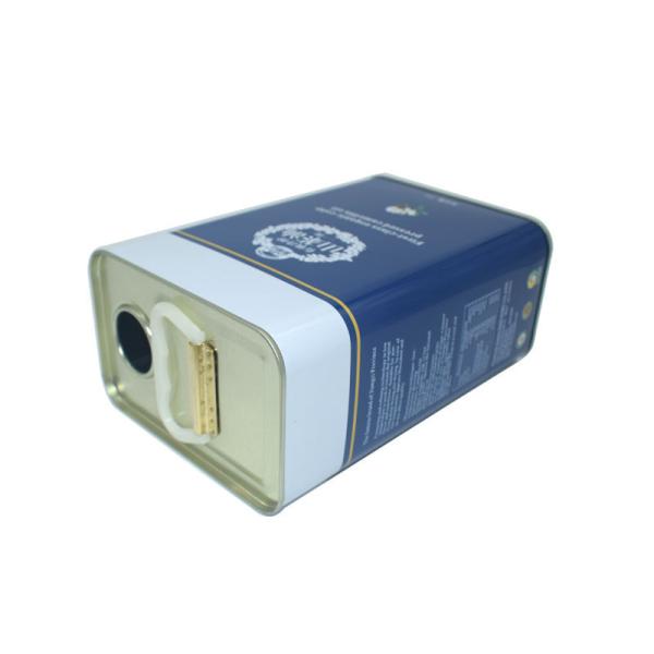 Food Packaging Cooking Olive Oil Tin Cans Customized Tinplate Material