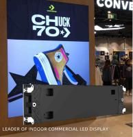 Affichage LED intérieur, écran mural intérieur à LED avec système de montage Modules magnétiques avant