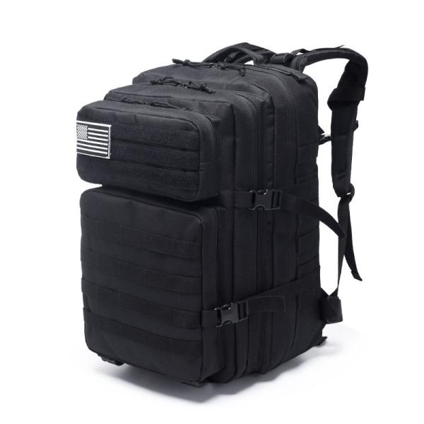 900D Oxford Molle System Backpack 42L Camouflage Military Black Backpack