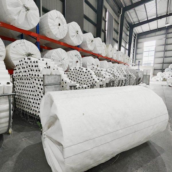 High Strength White PP Plastic Woven Fabric Roll Material Transparent Cloth FIBC Use