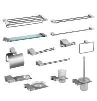 Hotel Modern Bathroom Hardware Sets Luxury Bathroom Fitting Sus 304 Stainless Steel