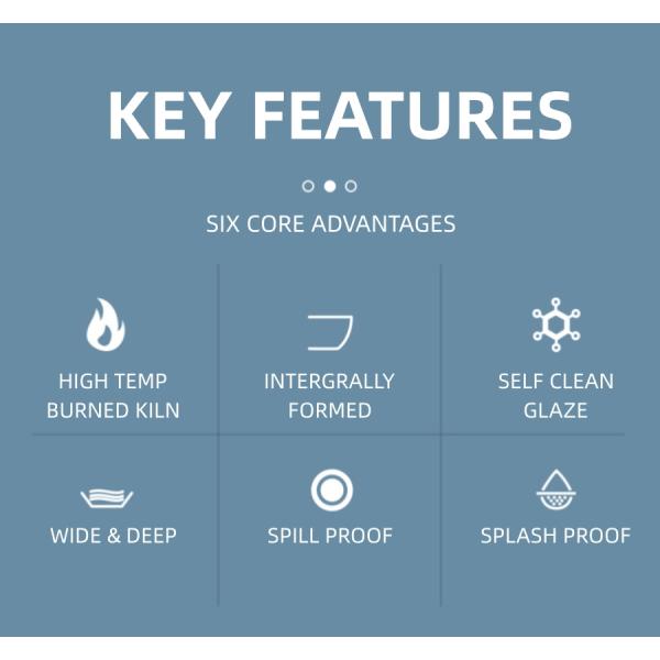 Art Decor Bathroom Countertop Basin Ceramic For Facial Washing