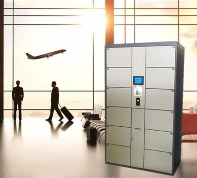 12 Door Airport Public Storage Locker For Luggage Deposit With Advertising Function