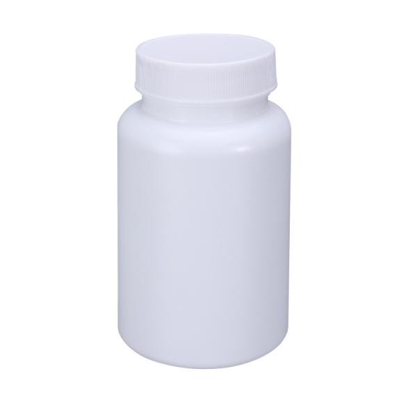 20-200 ml de frasco de plástico branco e vazio em HDPE para comprimidos