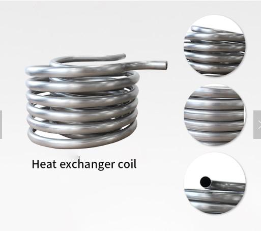 Beer Brewing Titanium Tube Coaxial Heat Exchanger Anti Corrosion