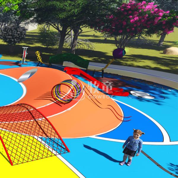 Professional Resort Plastic material outdoor play toys for children