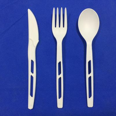 Fast Food and Takeaway Services Cpla Cutlery Set with Customized Logo 100% Compostable