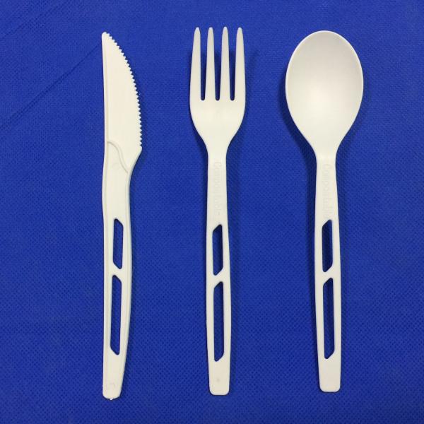 Fast Food and Takeaway Services Cpla Cutlery Set with Customized Logo 100% Compostable