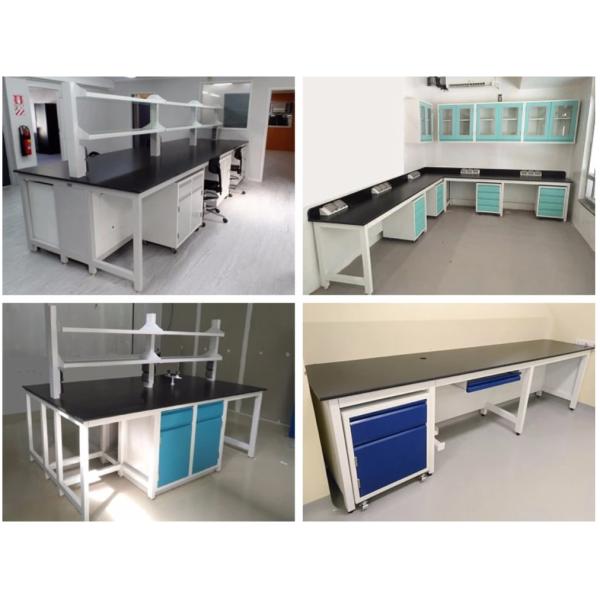 L*750(D)*850(H)mm hospital chemistry laboratory furniture work bench for pcr lab