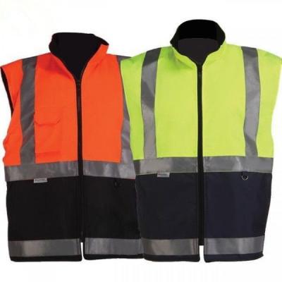 A tela reflexiva da veste 300D Oxford da segurança dos trabalhadores personalizou o logotipo apoiado