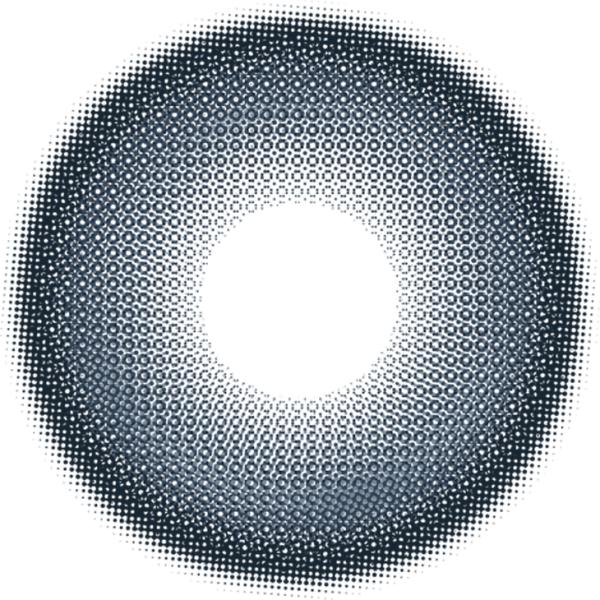 Blue And Purple Colored Contacts Yearly 8.4-8.8mm Base Curve Comfortable