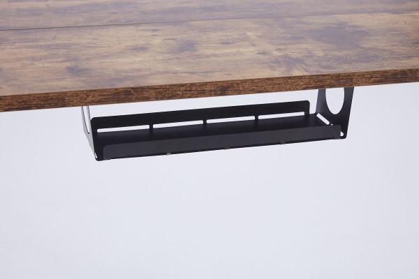710 mm à double moteur bureau électrique en bois brun haut bureau de levage pour bureau à domicile ergonomique