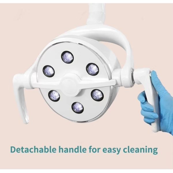 6 Bulb LED Dental Shadowless Light Oral Surgery and Examination Light for Dental Clinics Dental Chair Surgical Lamp