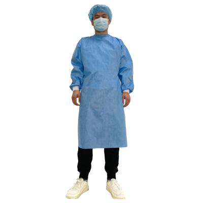 Batas de isolamento médico XL XXL XXXL bata não tecida SMS para operação de paciente para médicos