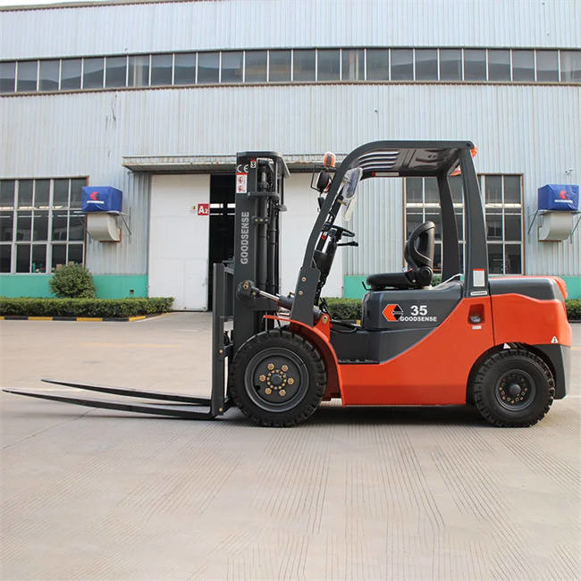 Compact 3 Ton 3.5 Tons Lpg Forklift Trucks Hydraulic Automatic Transmission