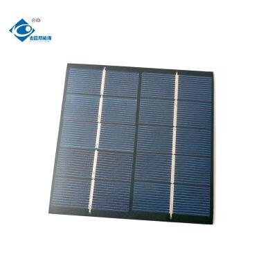 1.5W Semi-Flexible Risen PET Solar Panel ZW-9898-P Mini Portable Solar Panels Light Charger 5V