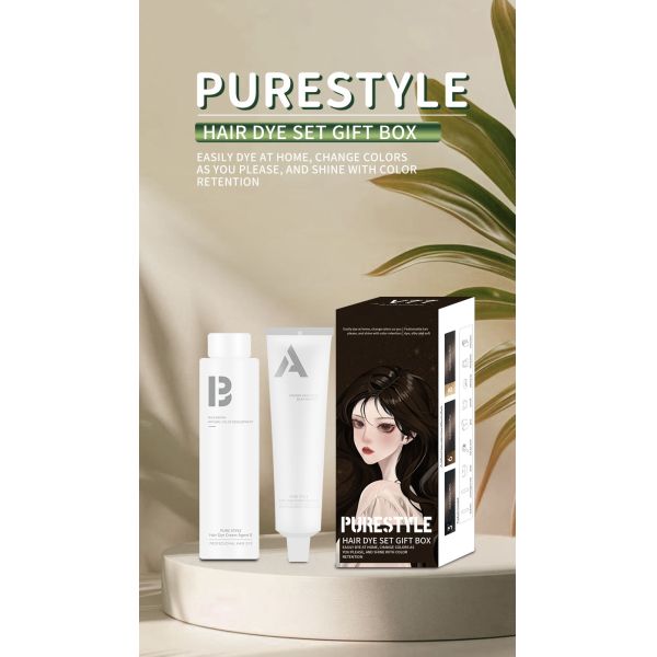 Formule à base de plantes pour coloration capillaire semi-permanente, sans ammoniaque, 200ml pour barbes