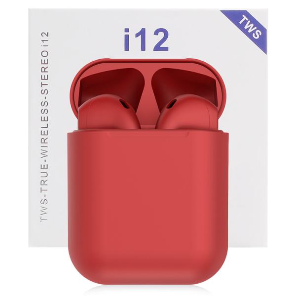 i12 With Charging Box BT 5.0 Earphone TWS Sport Headset in Ear Wireless Earphones 1:1 Pro Air Earphone Earbud Pods
