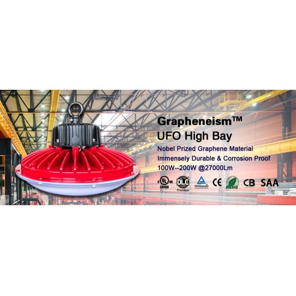 LED High Bay Gym Lighting / 200W LED Indoor Lighting 0-10V High Bay