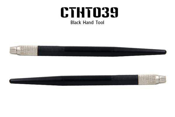 Stainless steel Cool Black 3D Embroidery Microblading Manual Eyebrow Embroidery Pen