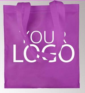 Promotional Cheap Custom Logo Print Eco Friendly Die Cut Shopping Non-Woven Bags D Cut non woven bag, BAGPLASTICS, PAC