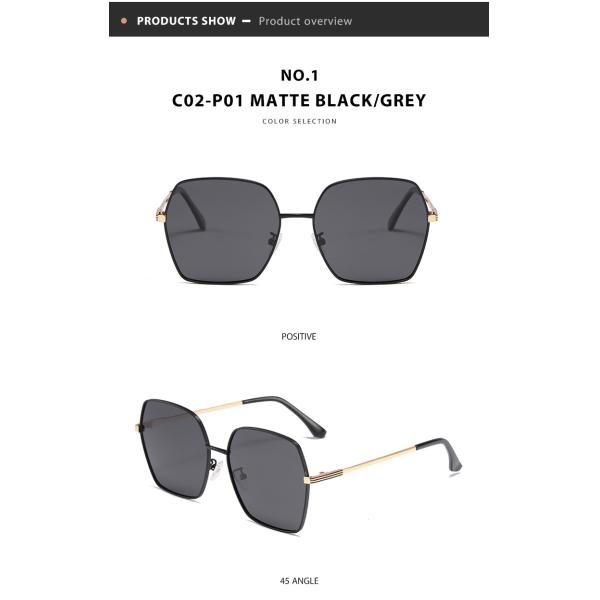 Рамка металла стекел женщин OEM квадратная, защитный солнцезащитный крем солнечных очков UV400