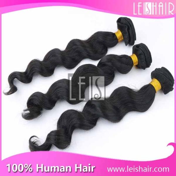 Hot selling 5A grade loose wave virgin peruvian hair