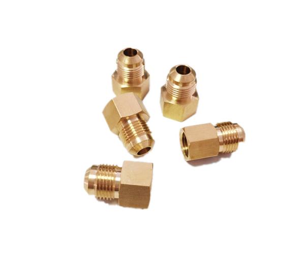 All Size Brass Tube Fitting Brass Pipe Adapter With NPT Female Thread And Flare Male