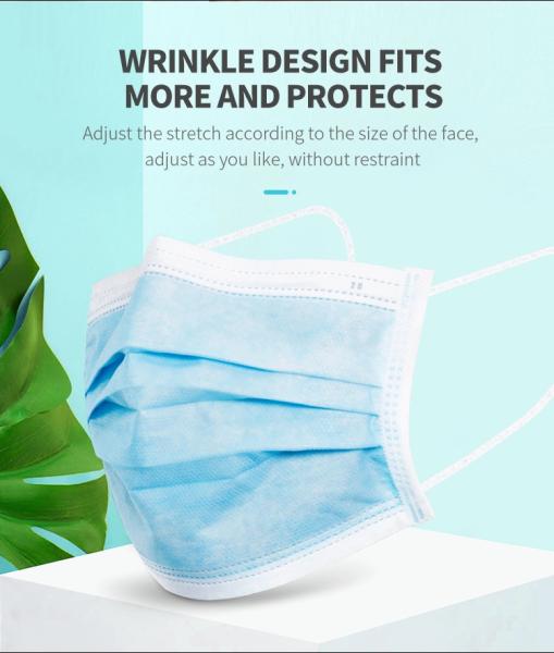 3 Ply Disposable Non Woven Face Mask