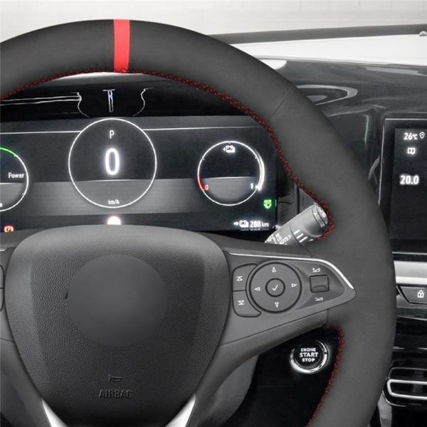 Mewant vegan suede steering wheel cover for Holden Commodore Astra Calais 2018-2020 popular auto interior accessories