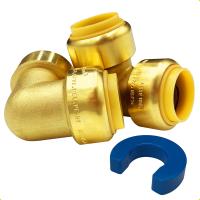 Tubes PEX sans plomb de haute qualité, adaptation à trois voies avec fil NPT à 90 degrés