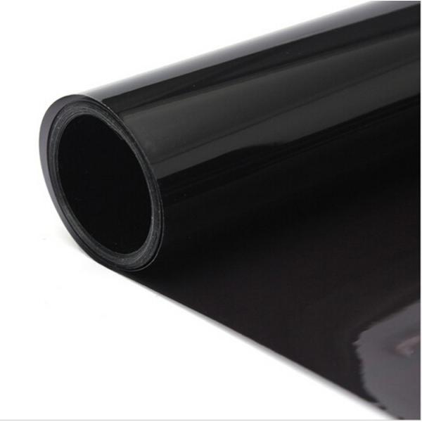 Black / Tinted Construction Window Film For Commercial Building Glass Protection Waterproof