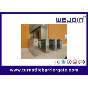 110V Intelligent Flap Barrier With Organic Glass Wing and 304 Stainless Steel