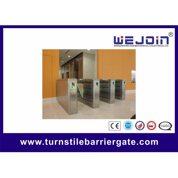 110V Intelligent Flap Barrier With Organic Glass Wing and 304 Stainless Steel