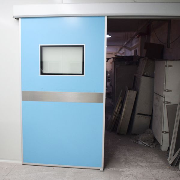 Automatic Finished Interior Steel Sliding Doors For Hospital Patient Rooms