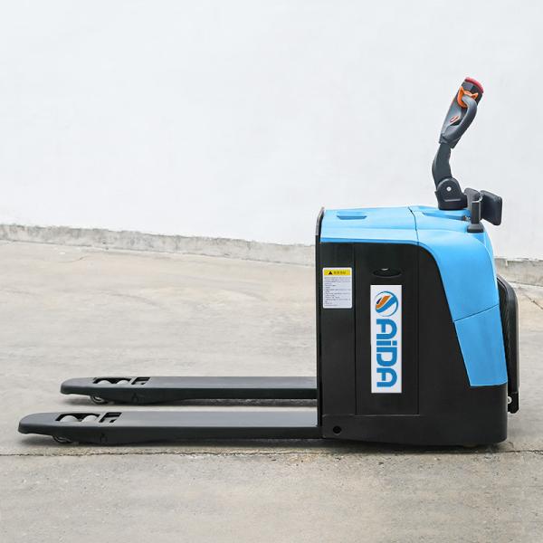 CE Certificado Stand On Electric Pallet Jack, Lithium Electric Hydraulic Pallet Jack