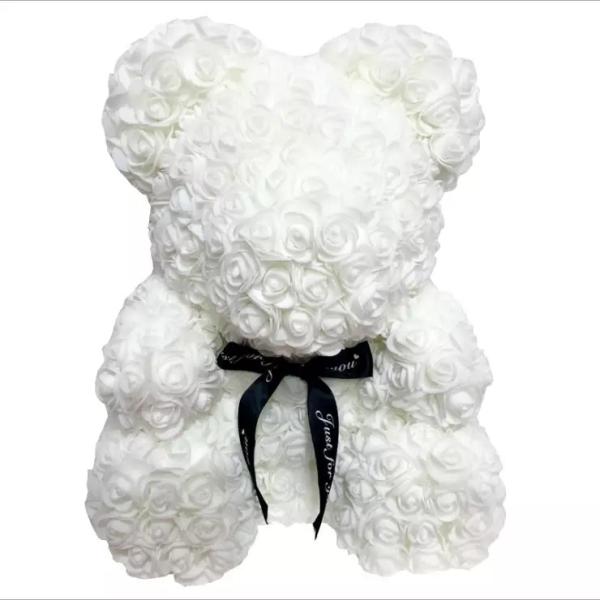 2020 Artificial Foam Teddy Bear Rose Valentine Gift With Gift Box for Valentine's Day