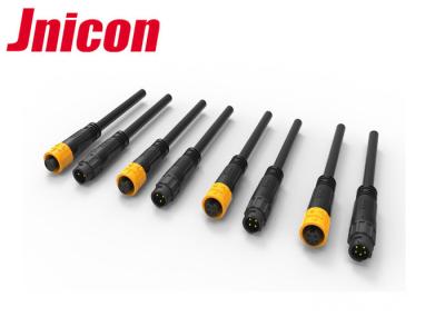 10A 300V IP67 Waterproof o conector preto e amarelo moldado com o cabo exterior
