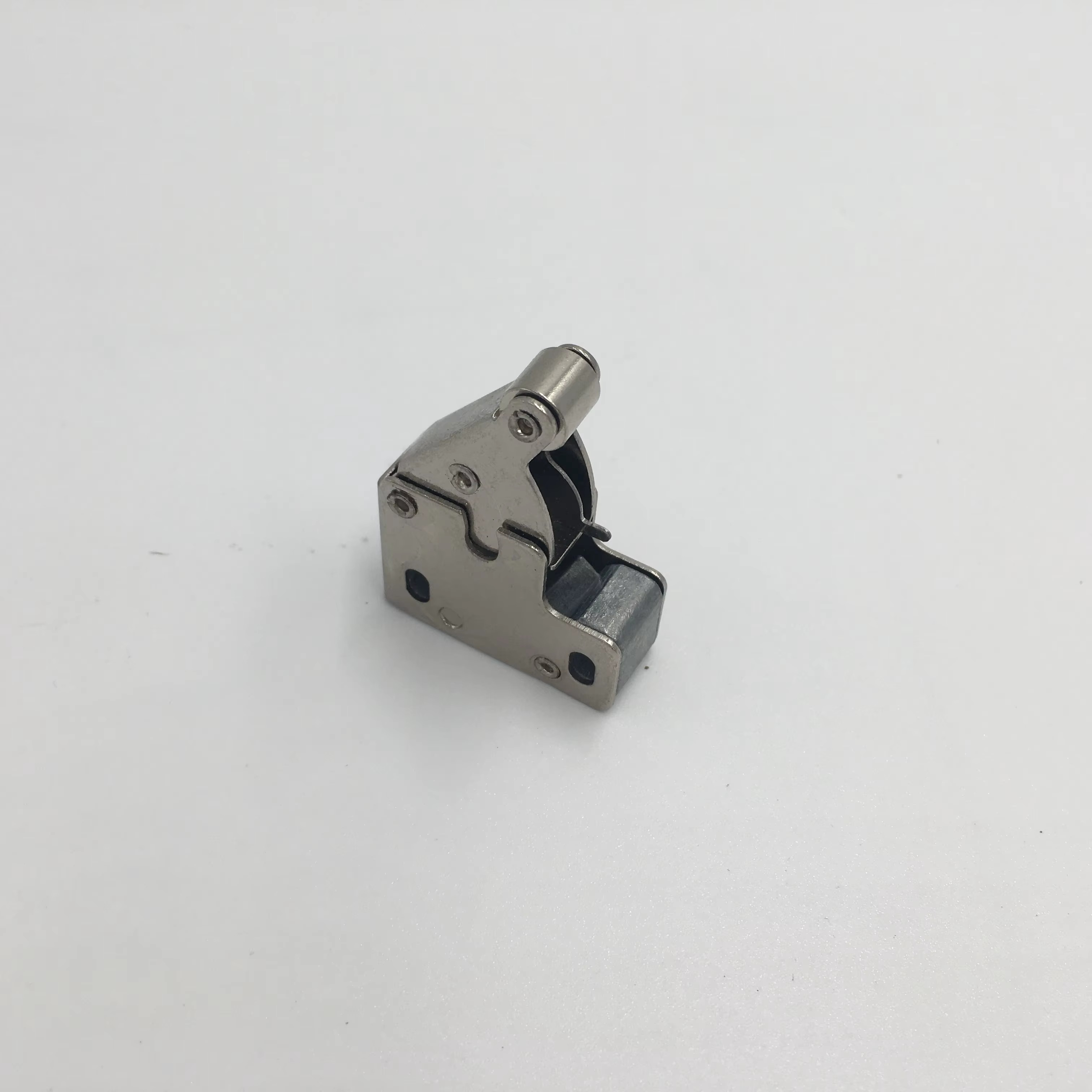 Mini Spring Alloy Push Open Lock Snap Latch Zinc Plated For Inspection Door