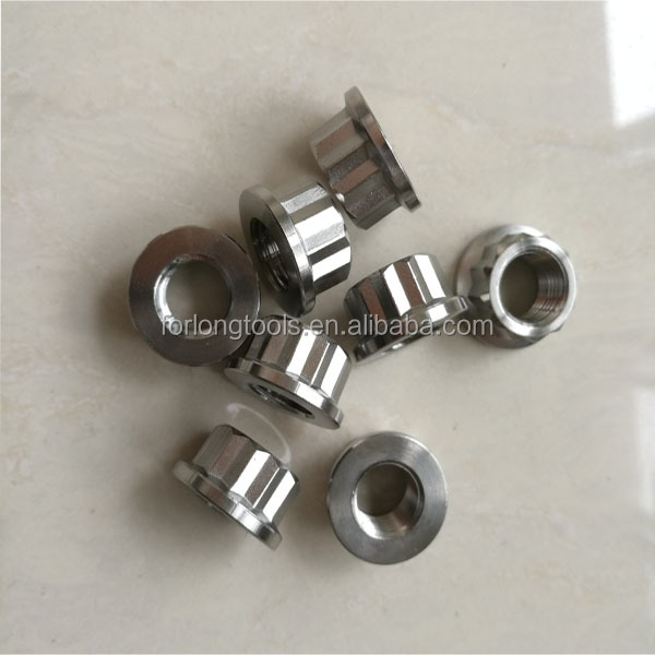 Установка без усилий Стандарт DIN 7/16 дюймов UNF 20 нитей 12-точечные титановые орехи для тяжелого оборудования