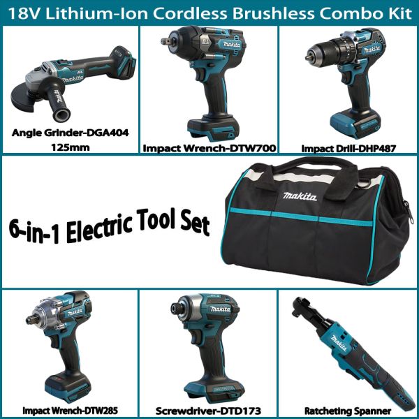ODM Lithium Ion Makita Brushless Set 18V Makita Brushless Combo