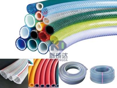 Water Cooling Pvc Pipe Extruder Pvc Fiber Reinforced Hose Extrusion Line