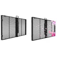 Indoor P3.9-7.8 Full Colour Transparent Led Display Screen Smd Curved Led Video Wall Glass Led Screen For Showcase